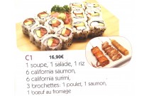 MENU MAKI SUSHI SASHIMI